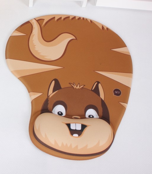 Cartoon Hand Support Mouse Pad , Gel Wrist Pads For Typing