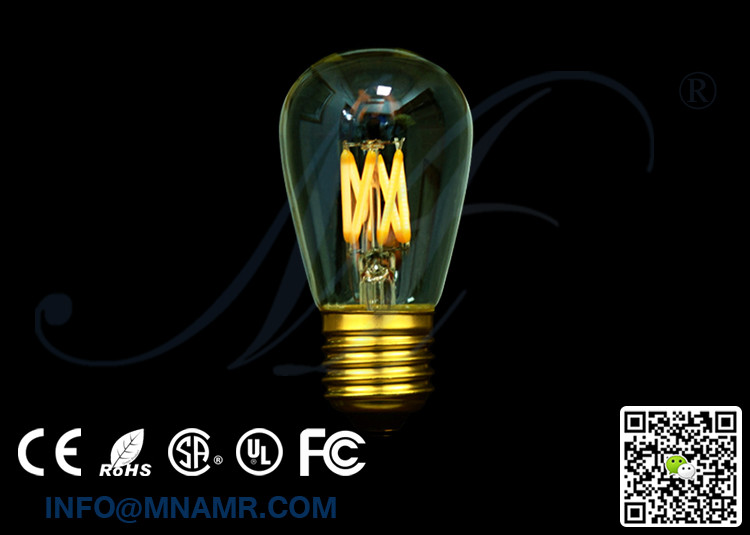 ST45 Edison LED Bulb 2200K 3W E26 E27 B22 Constant Current Warm White Event Party Lighting Decorations