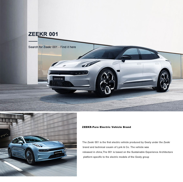 Customized Pure Sedan Electric Cars 2023 Multi Function Geely Zeekr 001
