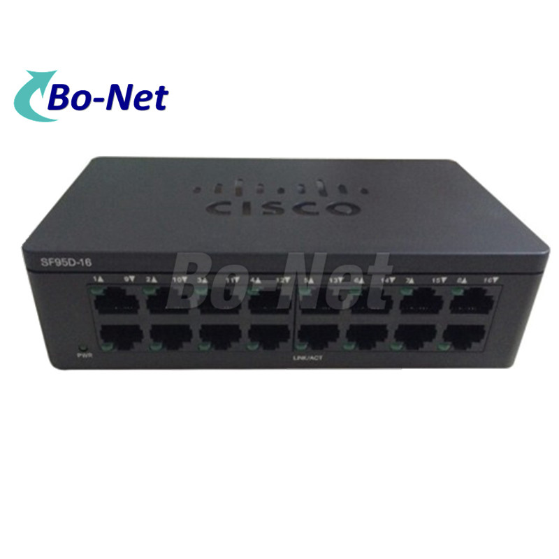 Great discount new Cisco SF95D-16-CN 16 *10/100 Port 10/100 Gigabit Ethernet Network switch