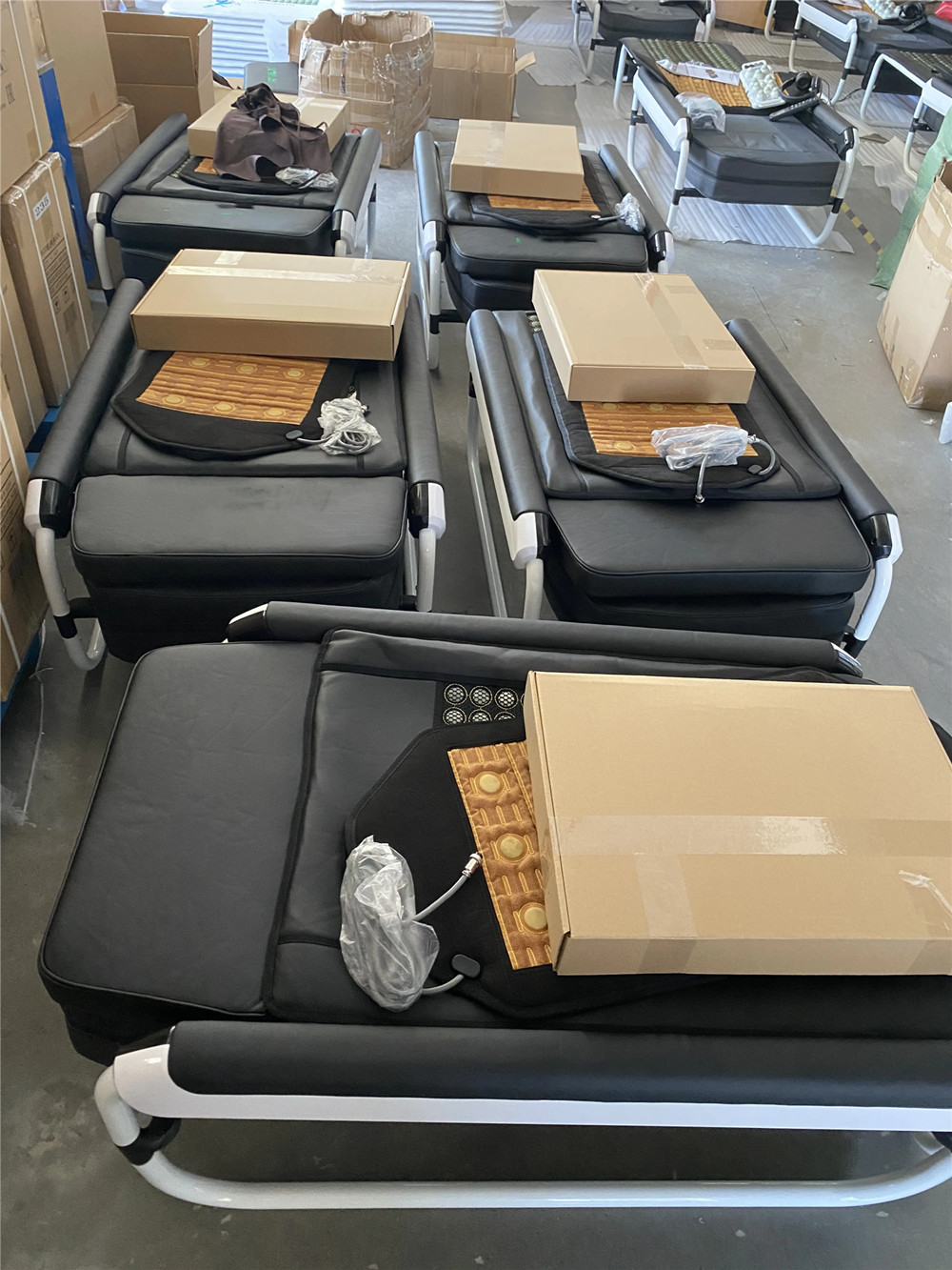 New Style Jade Roller Massage Bed Salon Furniture Far Infrared Heating Therapy Chiropractic Table