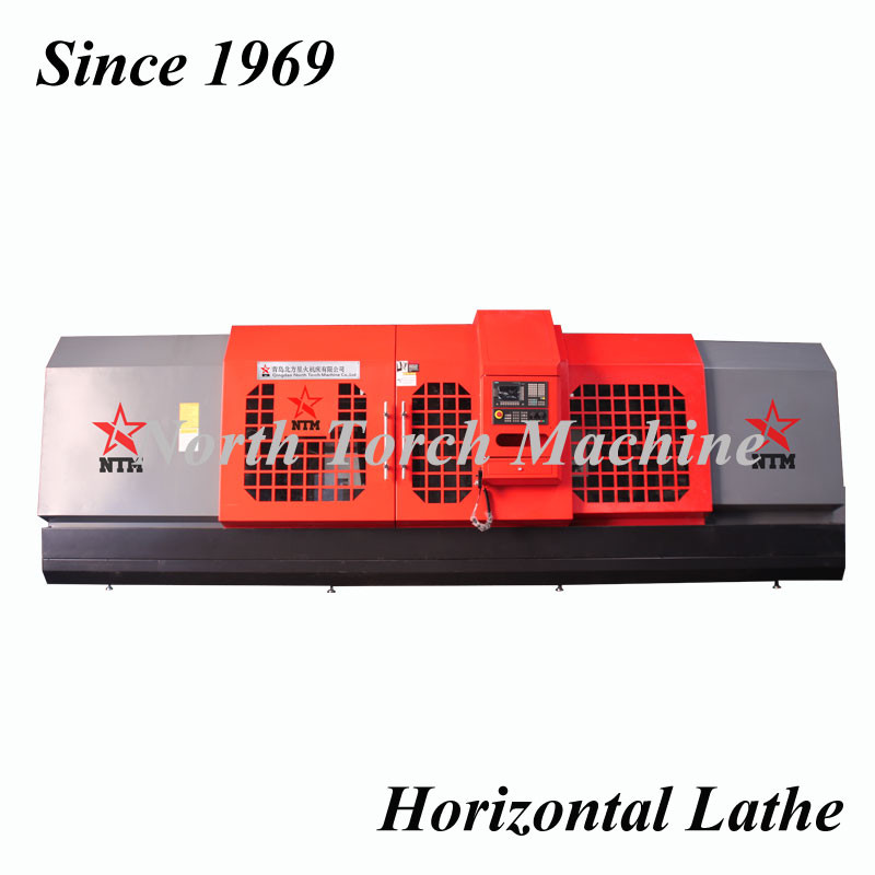 Horizontal CNC Industrial Metal Lathe Turning Sugar Mill Cylinder