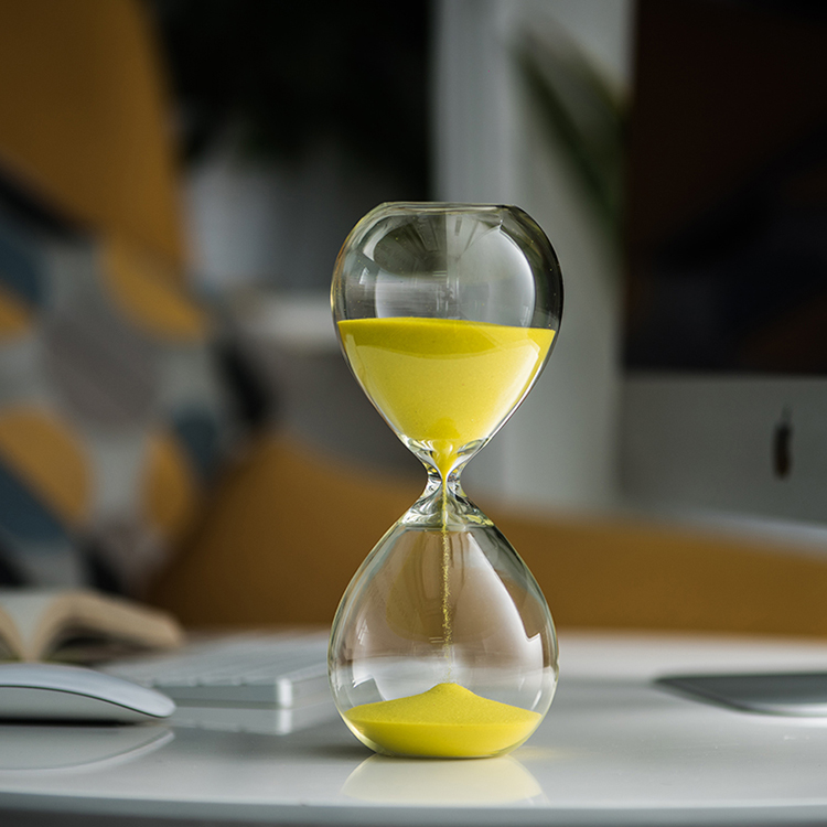 Sand Glass Timer Hourglass Blown Time Sand Clock For House Decoration
