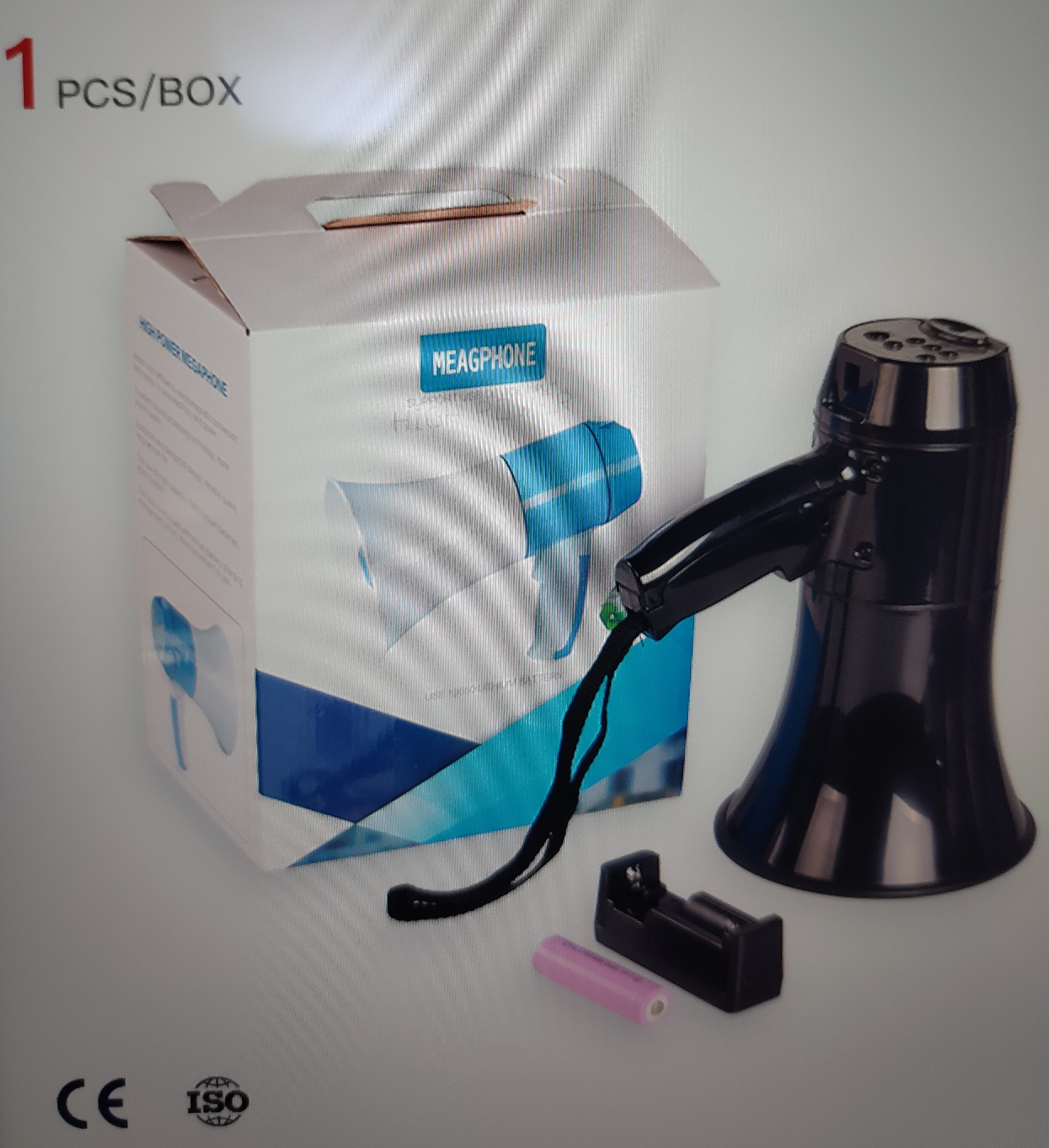 2 - 3 Hour Charge Portable Handheld Megaphone Outdoor Bull Horn Speakers