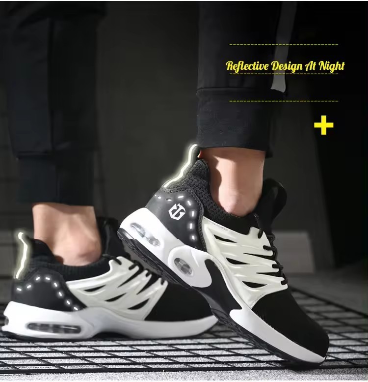 Custom Women Light Weight Workman Breathable Steel Toe Woodland Safety Jogger Shoes