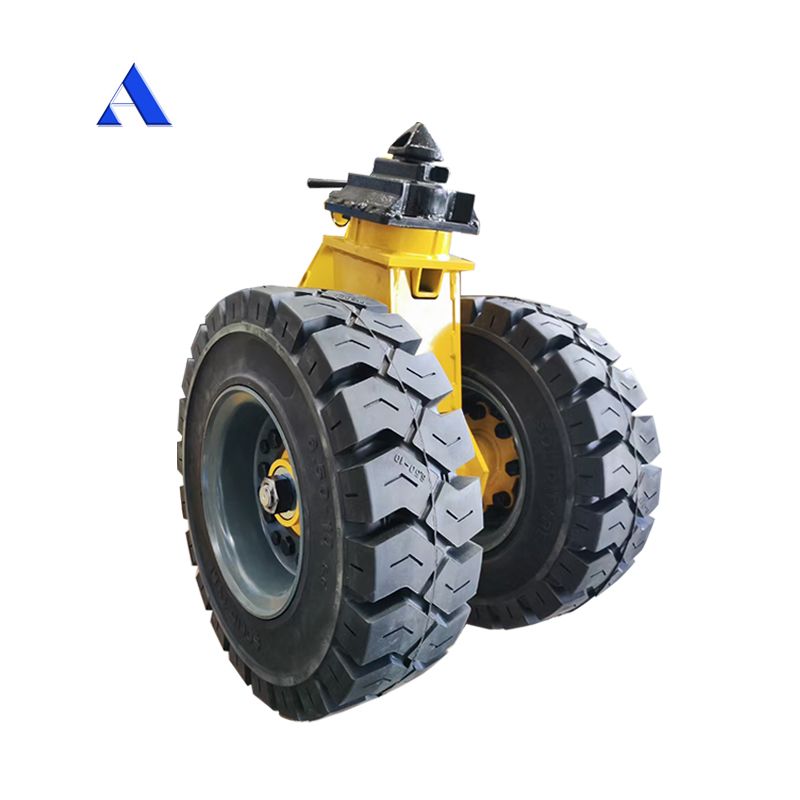 16Ton 32 Ton Steel Roll Trolley Shipping Container Moving Dolly with Three-wheel Structure and Customizable OEM Support
