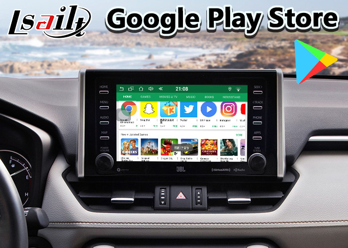 Lsailt PX6 Android 9.0 GPS Navigation Box For Toyota RAV4 Camry Panasonic Pioneer