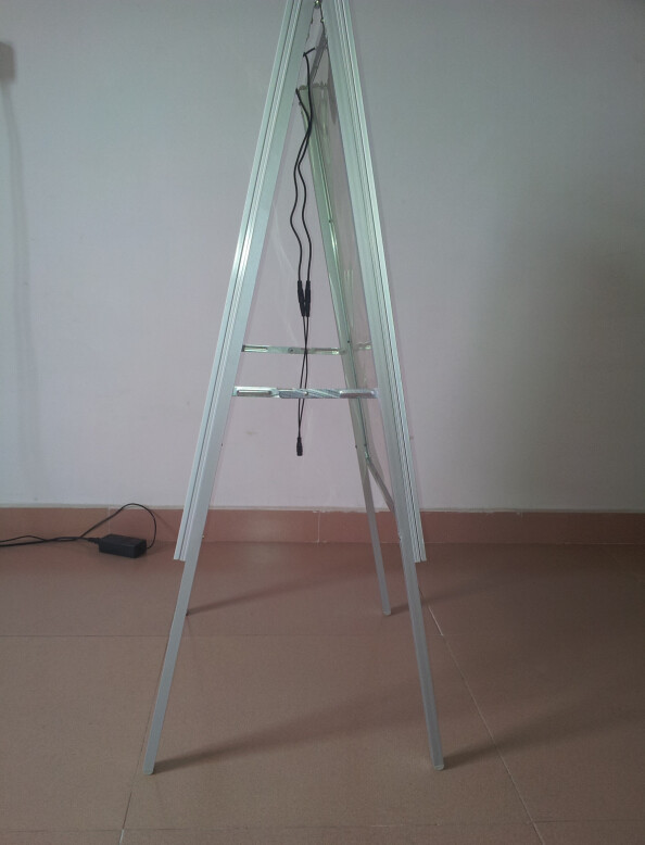 Aluminum Profile 25mm 4000 LUX Freestanding Lightbox