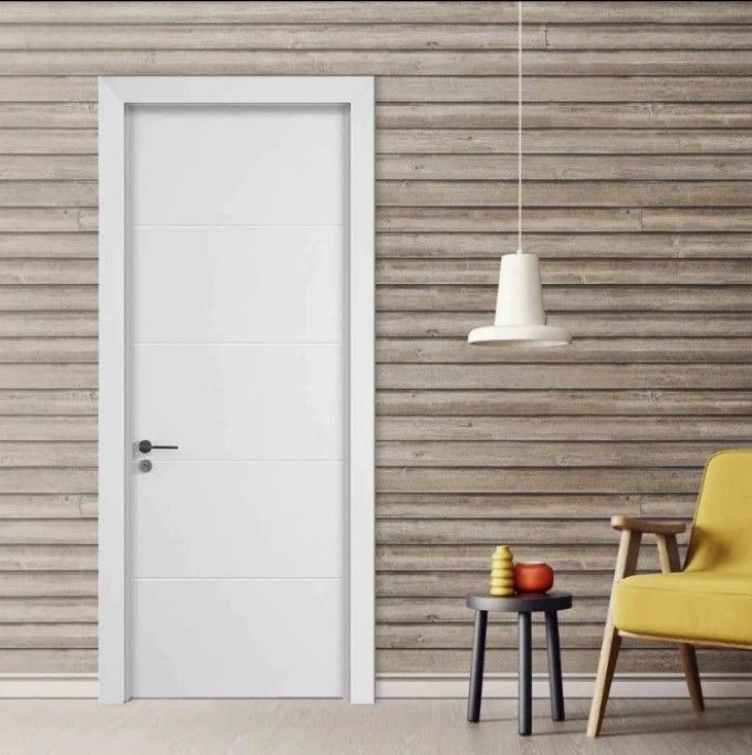 Modern Design Style 1.4mm Aluminum Wall Thickness UPVC House Doors with Thermal Break