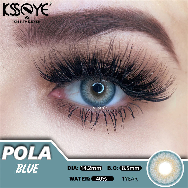 KSSEYE Yearly Color Eye Lenses Soft Circle Cosmetic Contacts 14.20mm