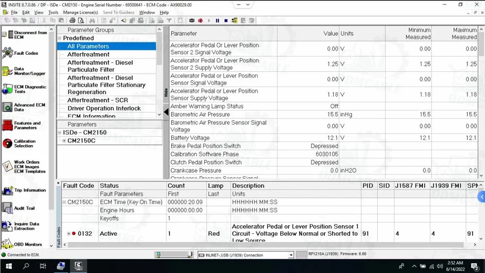 For vocom Vocom II 88894000+ V2.8PTT Dev2 Tool For vocom Truck Excavator Construction Diagnostic