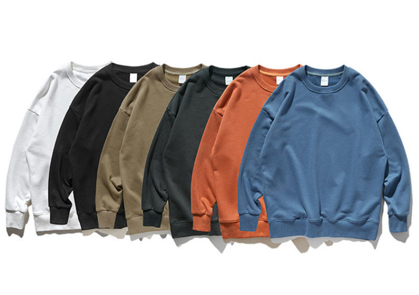 Women Blank Oversized Sweatshirts Unisex Premium Blank Crewneck Sweatshirt