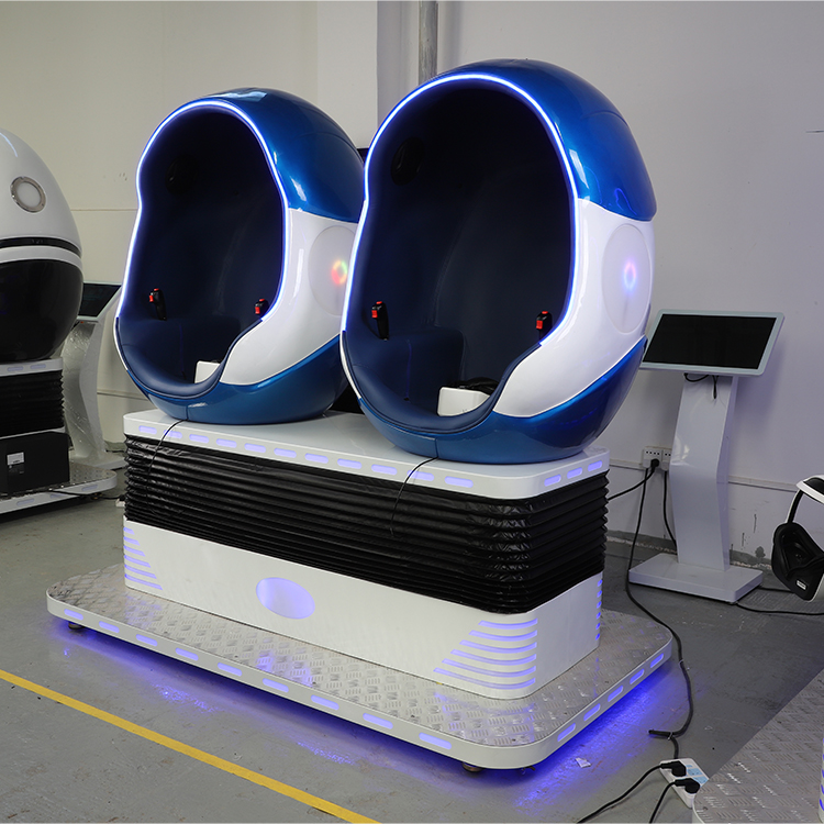 Hot Selling 42 Inch VR Cinema Equipment Coin Operated 9D VR Double Egg Chair Game Machine