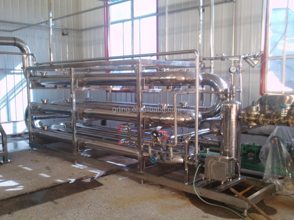 1-80t/Hr Apple Juice Processing Line Sus304 Continuous Sugar Syrup Making Machine