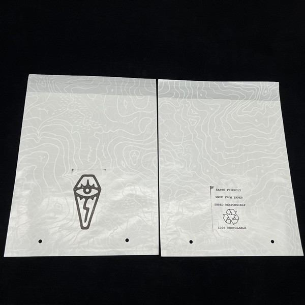 Custom Printed Waterproof Eco Friendly Glassine Paper Envelope Compostable For Clothing Packaging