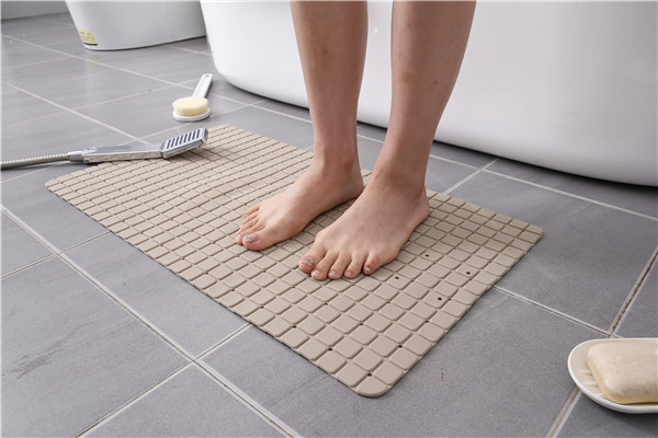 Sustainable Suction Cup Backing PVC Interlocking Bath Mat Anti Skid