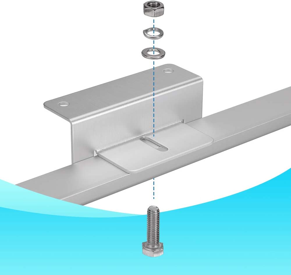 Triangle Bracket Solar Panel Mounting Z Brackets for RV Boat Roof Off-Grid Installation