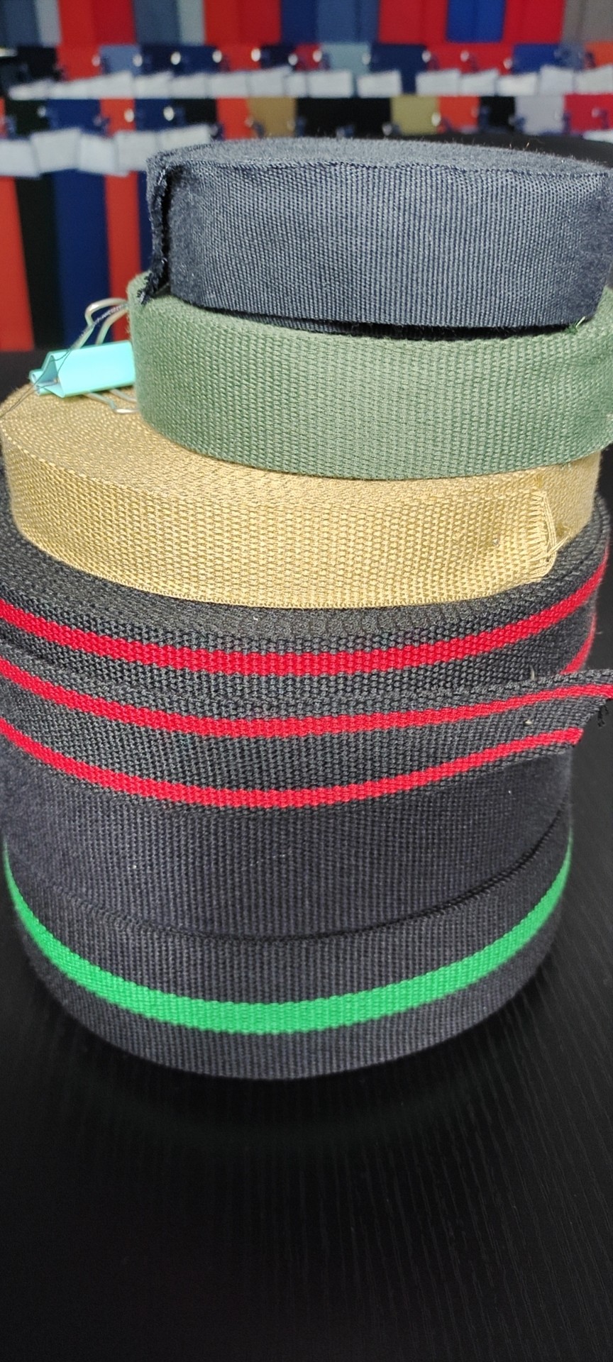 Fireproof Black Aramid Flame Retardant Webbing 10mm 20mm