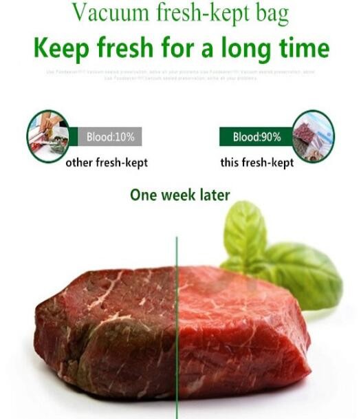 vacuum sealer storage bag Heat seal laminated transparent vacuum plastic food packing bags for sausage, BAGPLASTICS. BAG