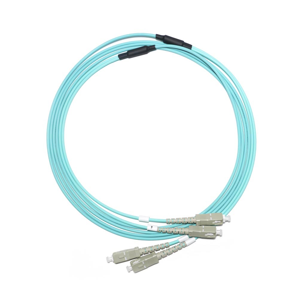 FC Fiber Optic Patch Cord OM3 Outer Diameter 2.0-3.0mm For Surveillance Camera Indoor Computer WLAN LAN
