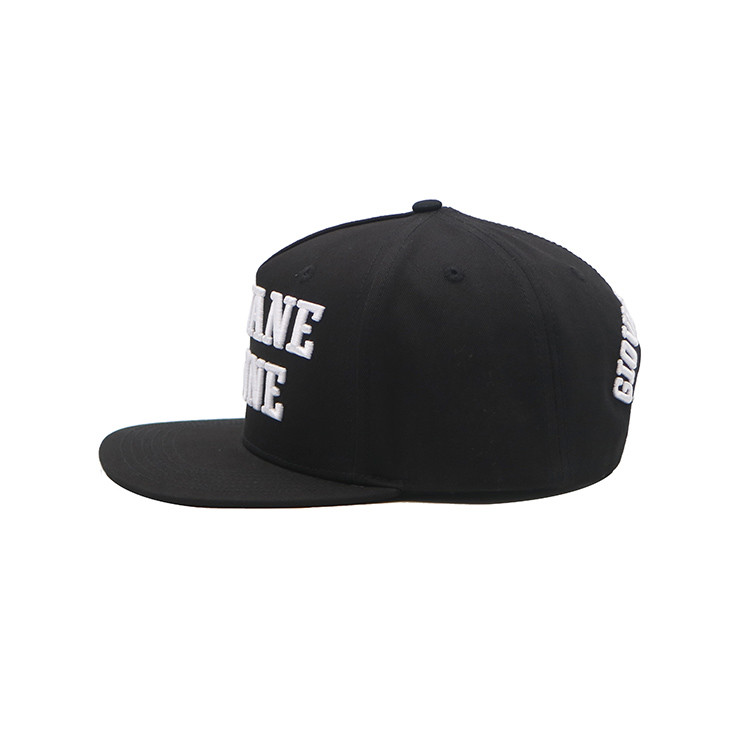 3D Embroidery Snapback Flat Brim Hat Flat BrimHats Design Your Own Snapback Cap/Hat