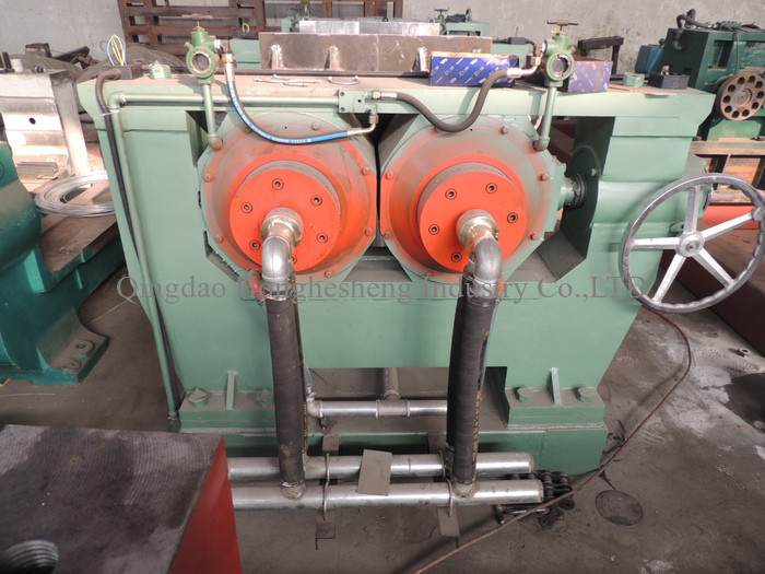 XKP-450 Tire Cracker Mill / Rubber Crusher For Reclaimed Rubber Production / Waste Tire Recycling Machine