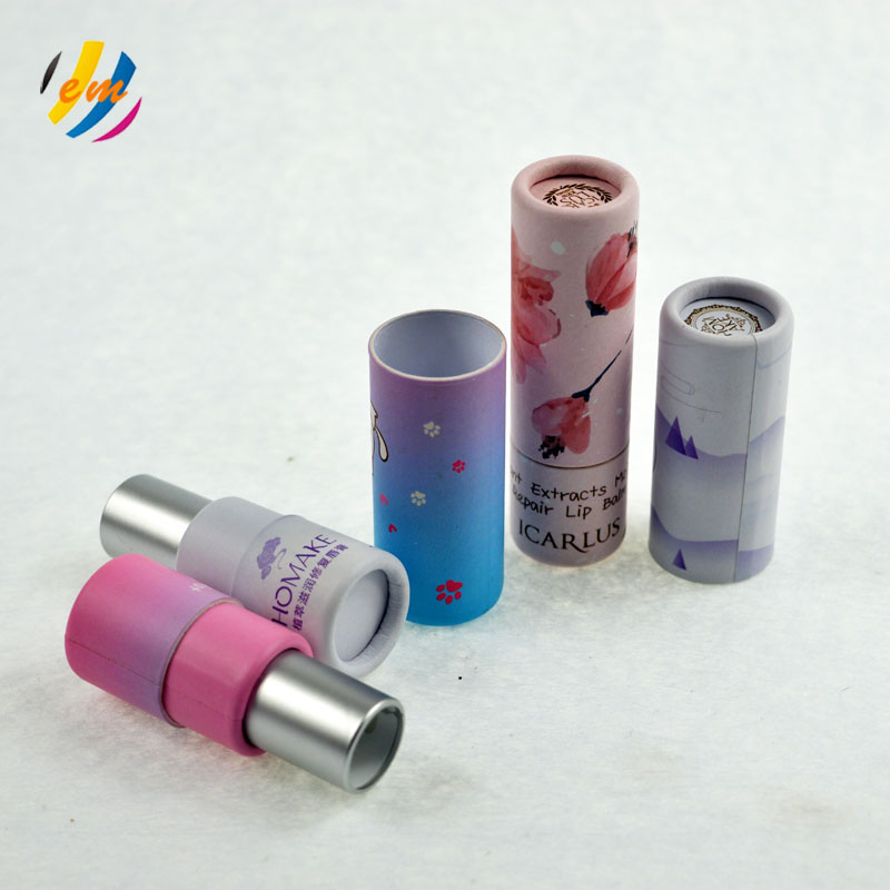 Matte Finish 25mm Diameter Cosmetic Paper Tube Packaging