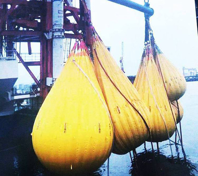 PVC Coating Fabric Easy Dock Lift Air Bags For Boat Lift