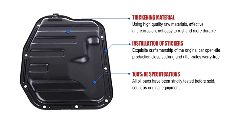Kemmex 100007 Automatic Transmission Oil Pan for 0AM DSG DQ200 7spd Easy Installation