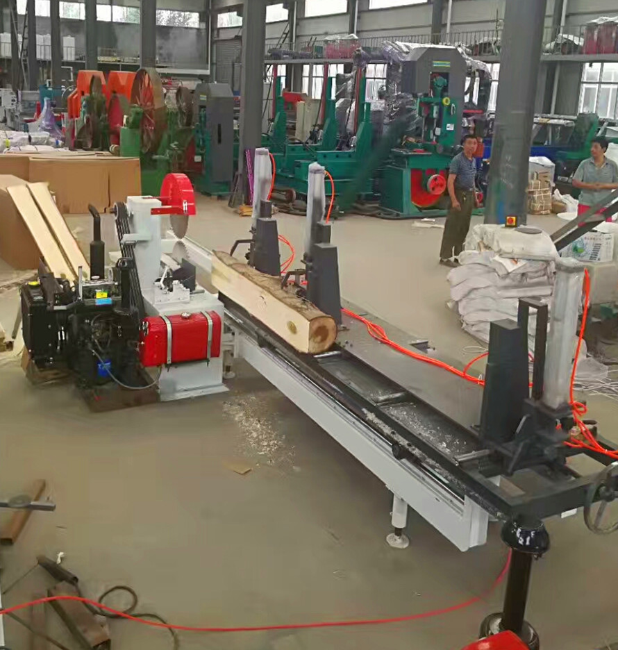 Woodworking machinery Sliding Table Circular saw/ Double Blades Circular Sawmill