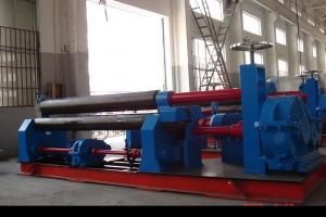 China Three Roller Plate Roll Bending Machine Mechanical Symmetrical 245Mpa on sale