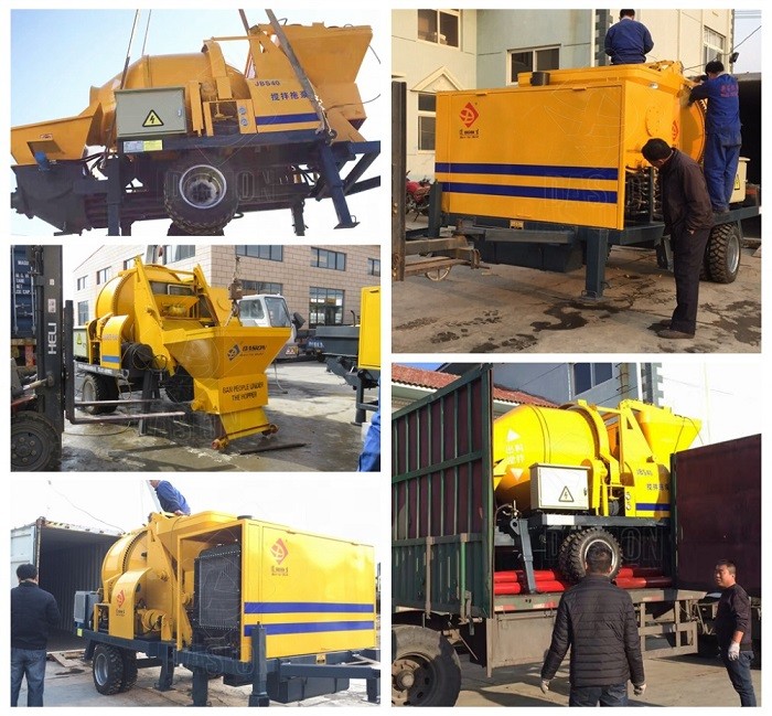 concrete mixer pump