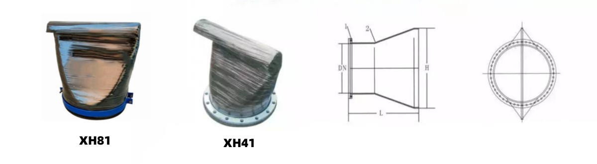 1/2" EPDM Flanged Duckbill Check Valves For Sewage Seawater And Rainwater Outfalls
