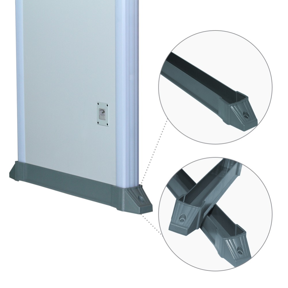 Government Building Inspection Walk Through Detector , Multi Zone Door Frame Metal Detector