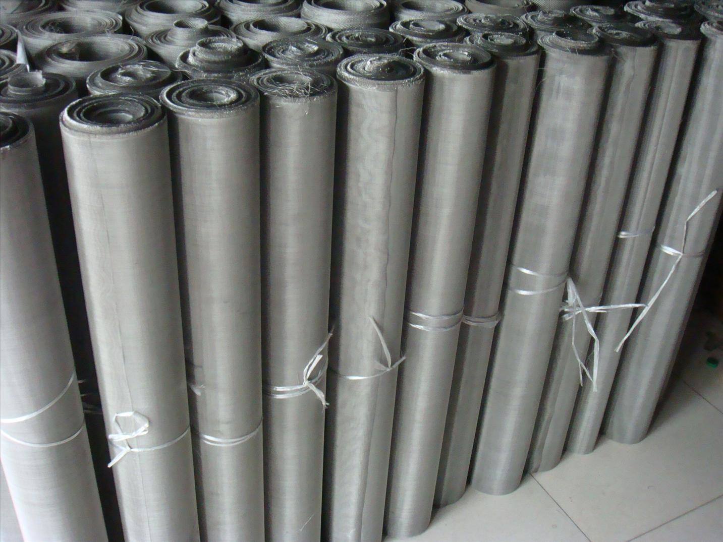 Flexible Fine Mesh 316 Stainless Steel Wire Mesh Netting Roll 0.5m-3m For Decorative Filter