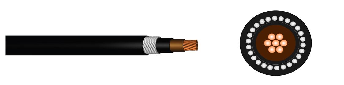 CU/XLPE/PVC/AWA/PVC 0.6/1KV Cable