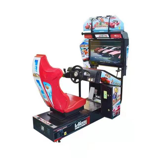 Plug Type US Plug Children Racing Amusement Game Machine with Coin Operated System