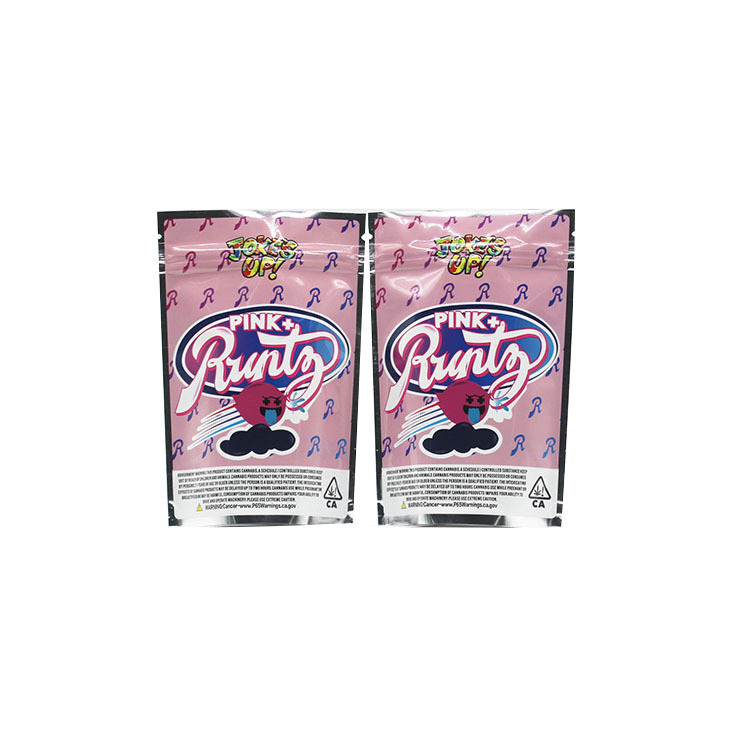 Weed BRC Mylar Packaging Bags Custom Made Mylar Bags
