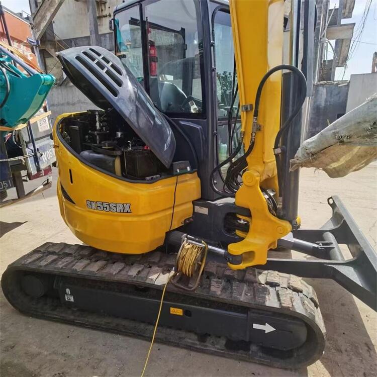 5500KG Kobelco SK55SR Second Hand Excavator with Original Hydraulic Pump at Affordable