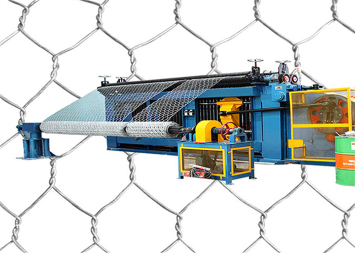 Hexagonal Wire Knitting Netting 200m/H Gabion Mesh Machine
