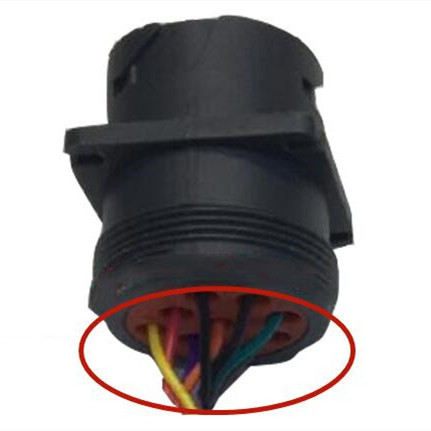 Deutsch 9 Pin J1939 Male to J1962 OBD2 OBDII Male CAN Bus Cable