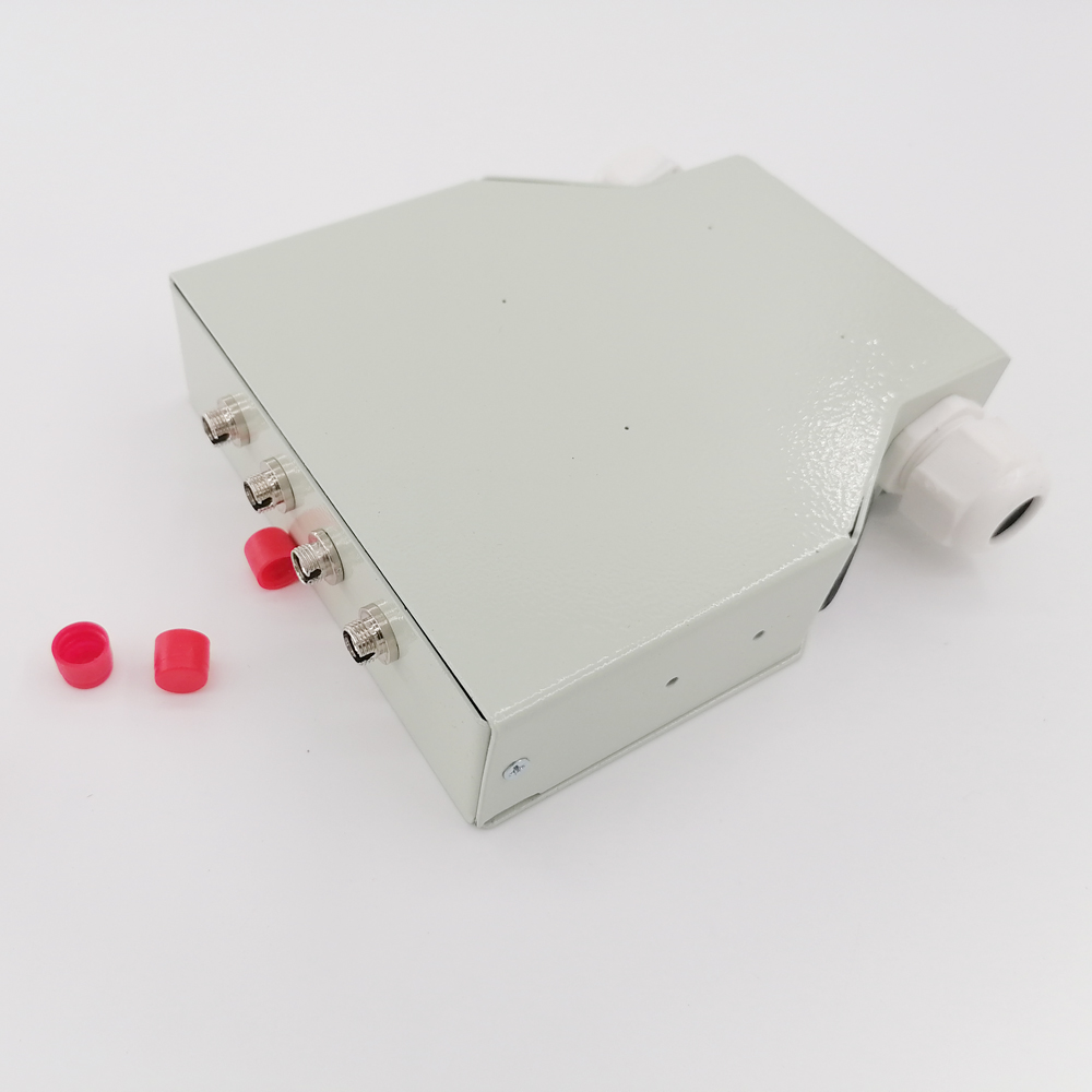 4 Core FC DIN Rail Fiber Optical FTTH Terminal Box Splice Box
