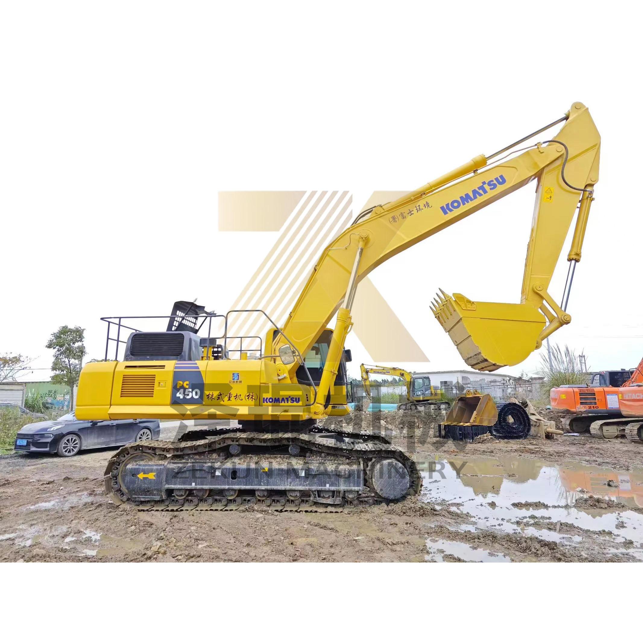 Used Komatsu PC450-8 Excavator 45125KG with 2.1m³ Bucket Capacity