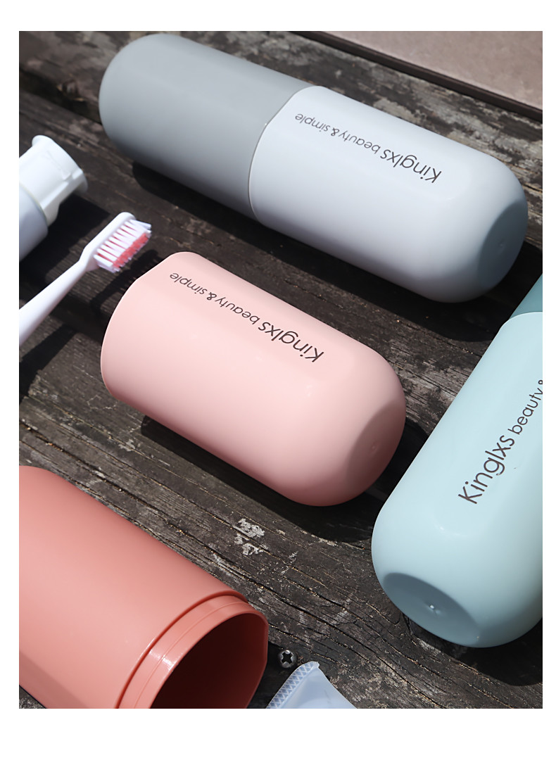 portable Travel Couples Toothbrush Toothpaste Box case