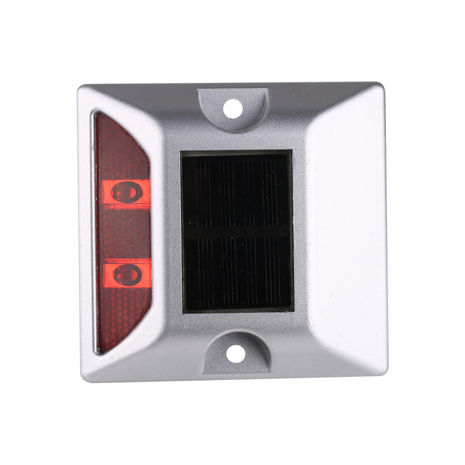 Red Blinking 8000mcd 800 Meters Solar Road Stud Light For Pavement