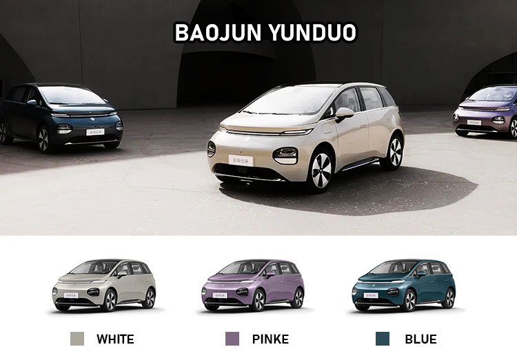 Max. Speed 150km/h Wuling Baojun Cloud Electric Cars with 460km Range and Lithium Iron Phosphate Battery
