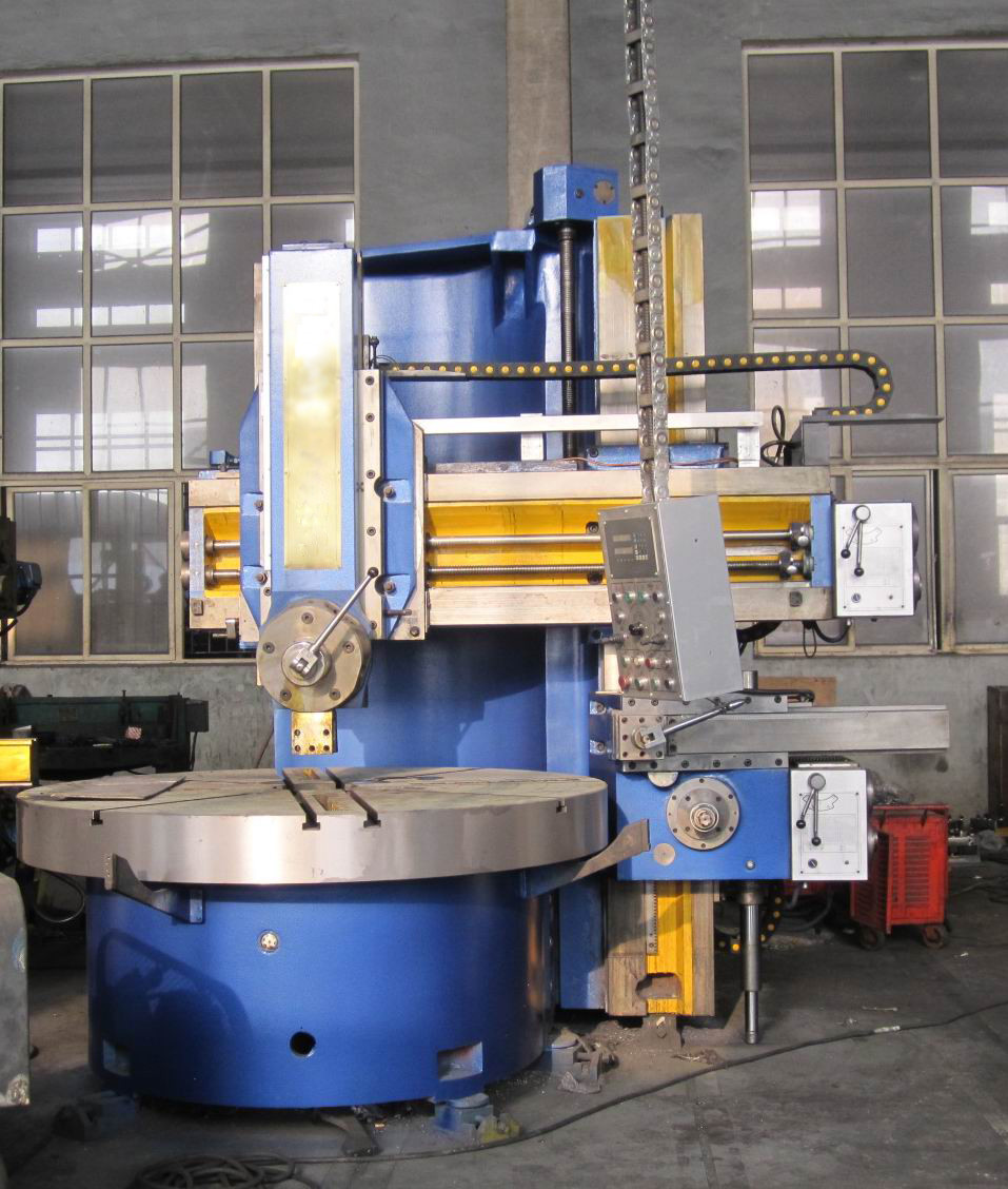 High Precision Double Column Vertical Lathe , Large Vertical Lathe Machine