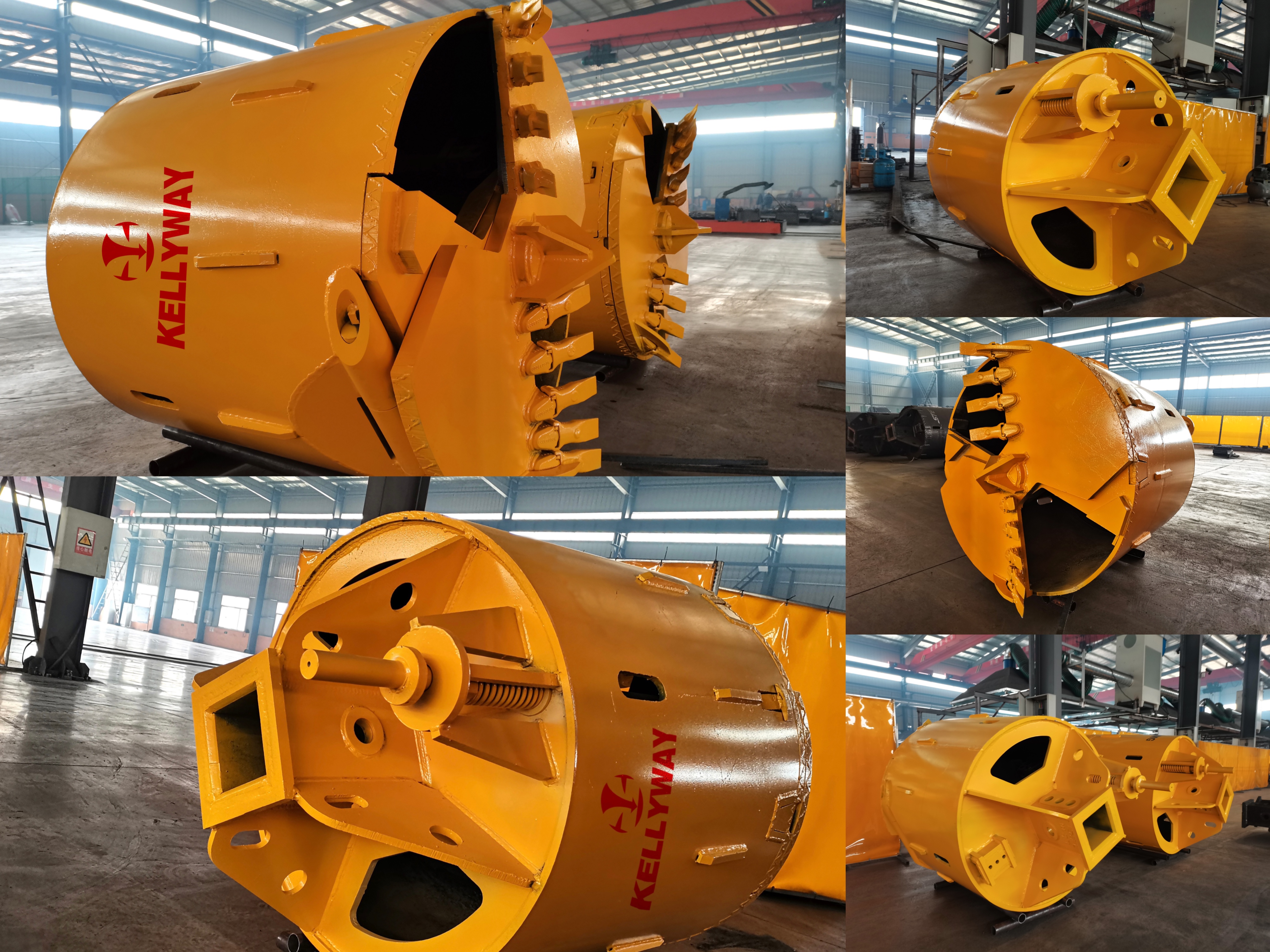 1500mm Diameter 16mm Thickness Bucket Auger Drilling For Bored Piles