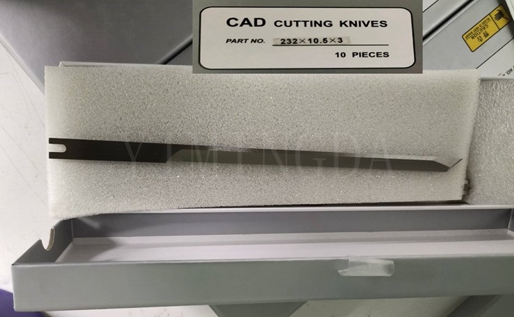 CAD Cutting Knives Auto Cutter Blade PN 68539 232x10.5x3mm Strong H Knife For Kuris Cutter