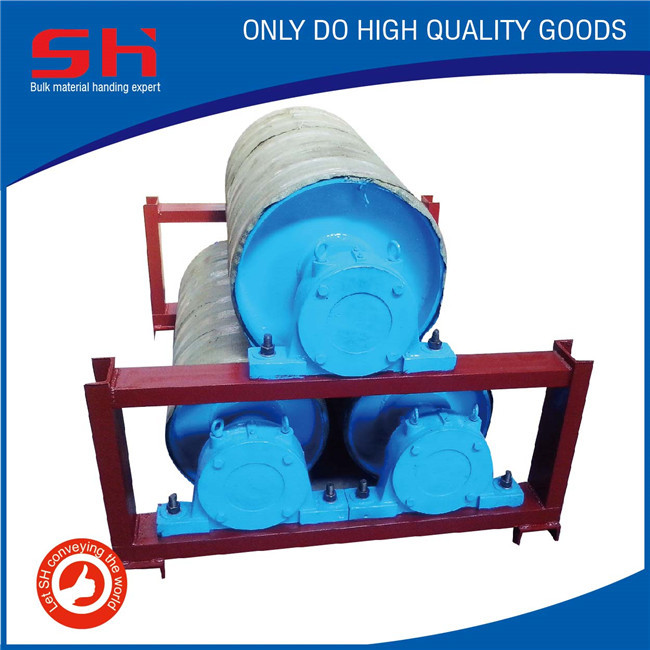 Ceramic Lagging Conveyor Drum Pulley Waterproof Lagged Pulley